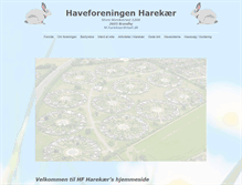 Tablet Screenshot of haveforeningen-harekaer.dk
